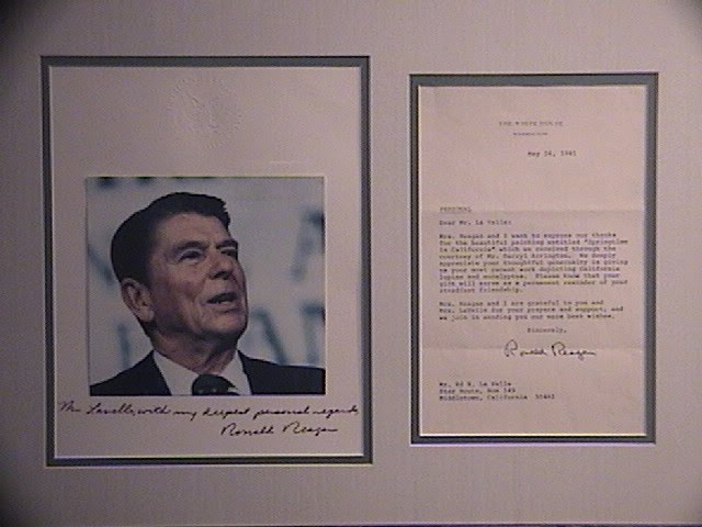 Letter from President Reagan